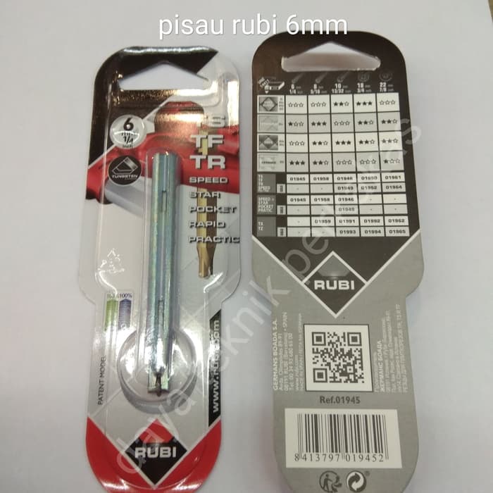 RUBI 6MM - POTONG KERAMIK RUBI - GRANITE RUBI - RUBI