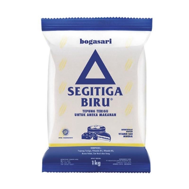 

Tepung terigu segitiga biru 1Kg