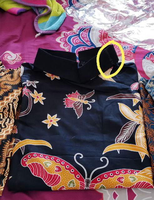 Tunik Batik Lhayo Motif Kupu-kupu  Asli Pekalongan