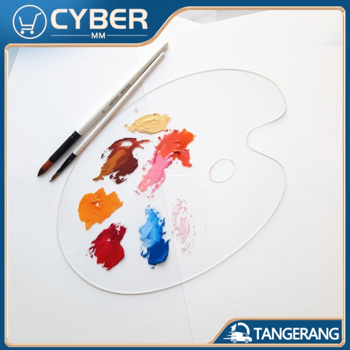 

Produk Terbaru Palet Lukis Akrilik Transparan Oval / Acrylic Palette / Palet Bening