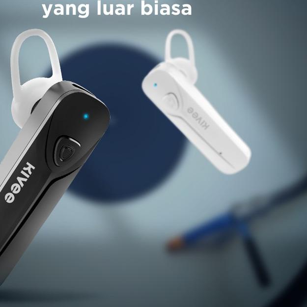 ♘ KIVEE Butik Headset Bluetooth telinga tunggal earphone wireless gaming music 6D Sweat Resistant ❀