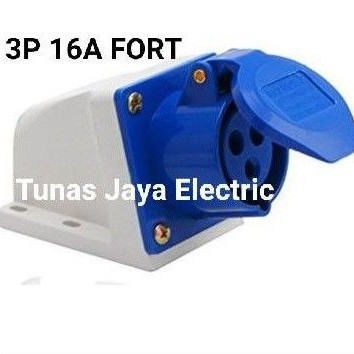 Socket Industri / Wall Socket 3P+E 16A