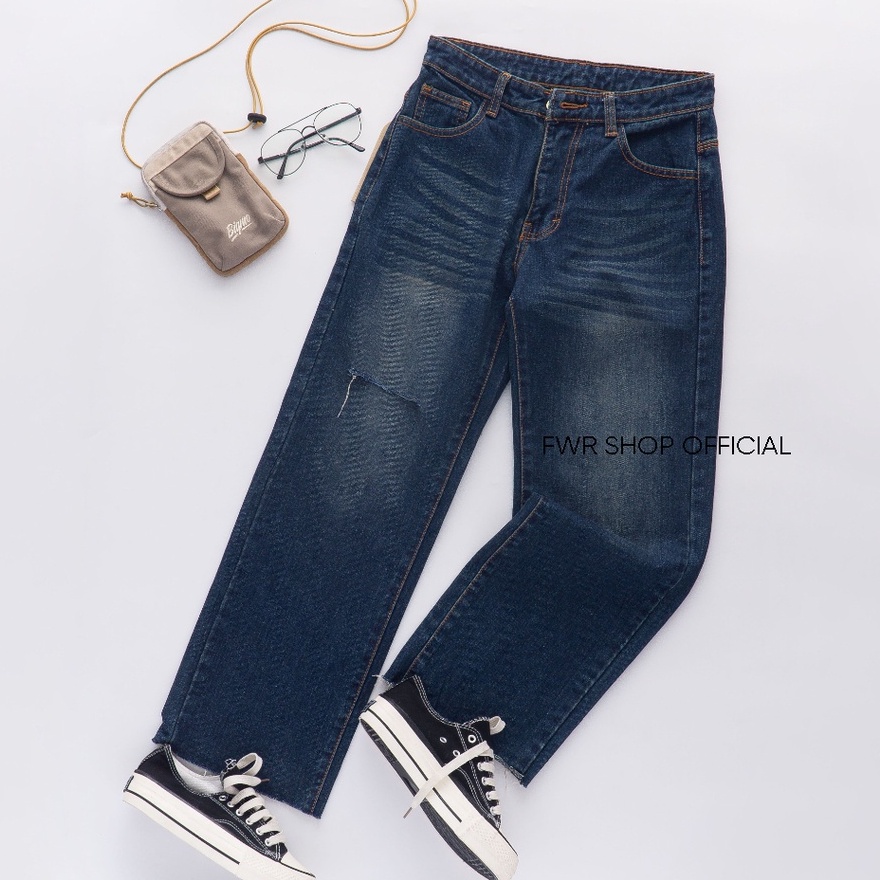 FWR -  Celana Jeans Kulot sobek 204