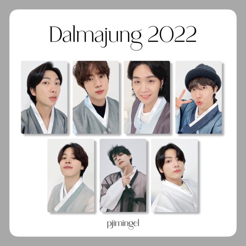 Photocard BTS Dalmajung 2022 Selca Edition