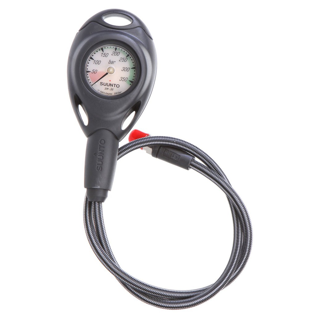 Suunto CB One Original Console 300 Bar Single Pressure Gauge Scuba Diving With Hose Miflex Carbon HD