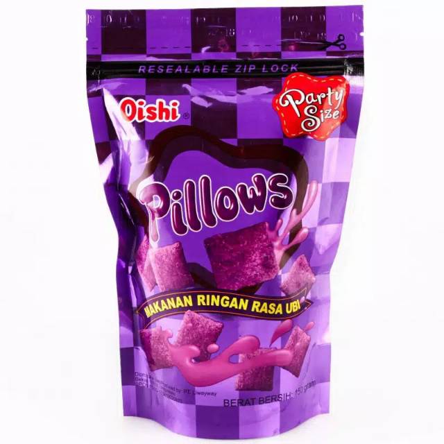 Oishi PILLOWS ubi dan cocopandan 110 gram