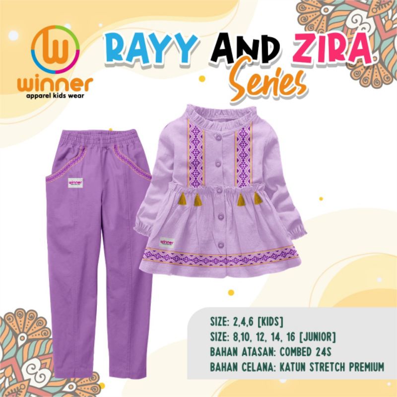 Afsheenastore Setelan Anak Perempuan Zira By Winner