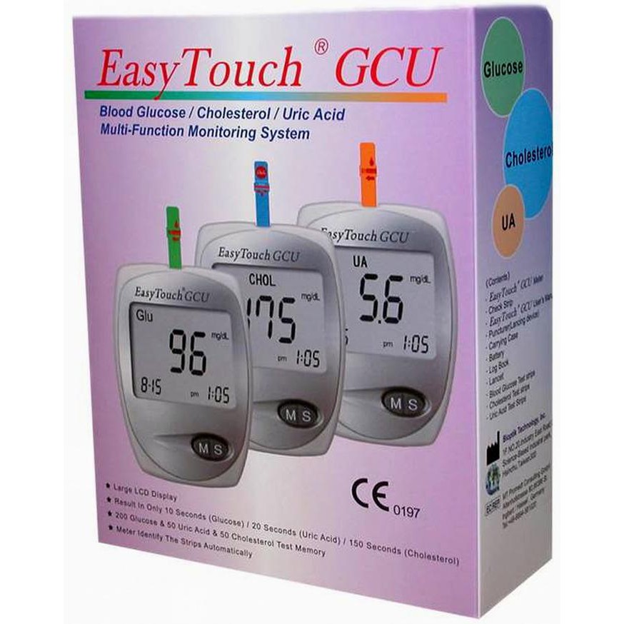 

Easytouch Gcu /(Alat Cek Gula. Kolestrol, Asam Urat) Easy Touch