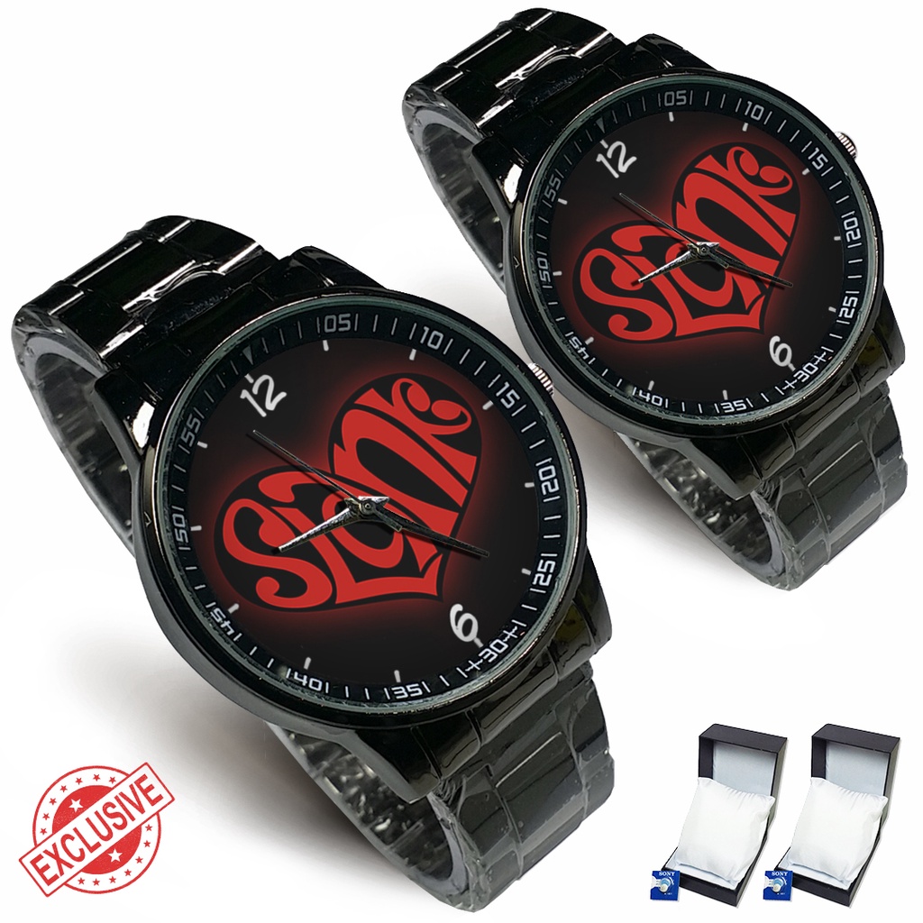 Jam Tangan Rantai Couple SLANK Motif 6