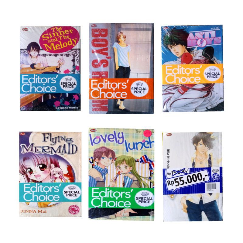 Obral Paket 3 Buku Komik Set One Shot Editor Choice Original Segel (Isi Paket 3 Komik)