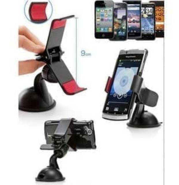 CAR HOLDER UNIVERSAL Lazypod Phone Holder 360 Derajat Car Holder Hp Mobil Phone Mount Handphone Gps