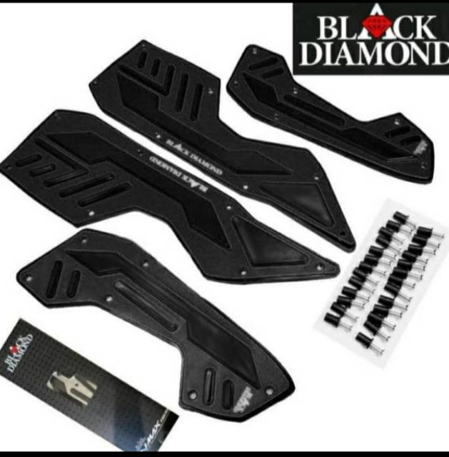 Karpet pijakan kaki bordes all new nmax 2020-2022 Black diamond