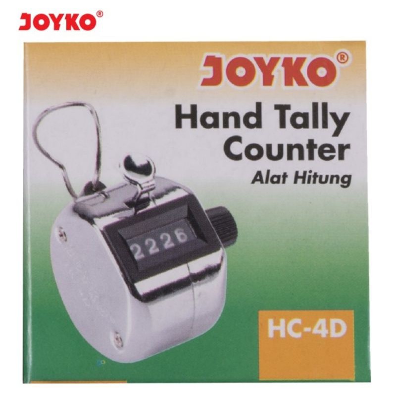 JOYKO HAND TALLY COUNTER HC-4D - ALAT HITUNG BODY 4 DIGIT BESI