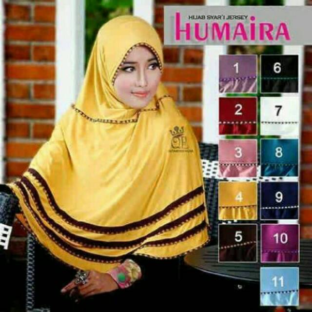 Hijab syari Bergo syar'i Humaira