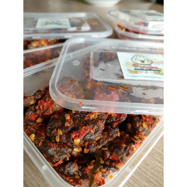 

Paru Sapi 150gr Balado/Matah/Mercon/Gongso/Kecombrang/Mbeu/Ungkep
