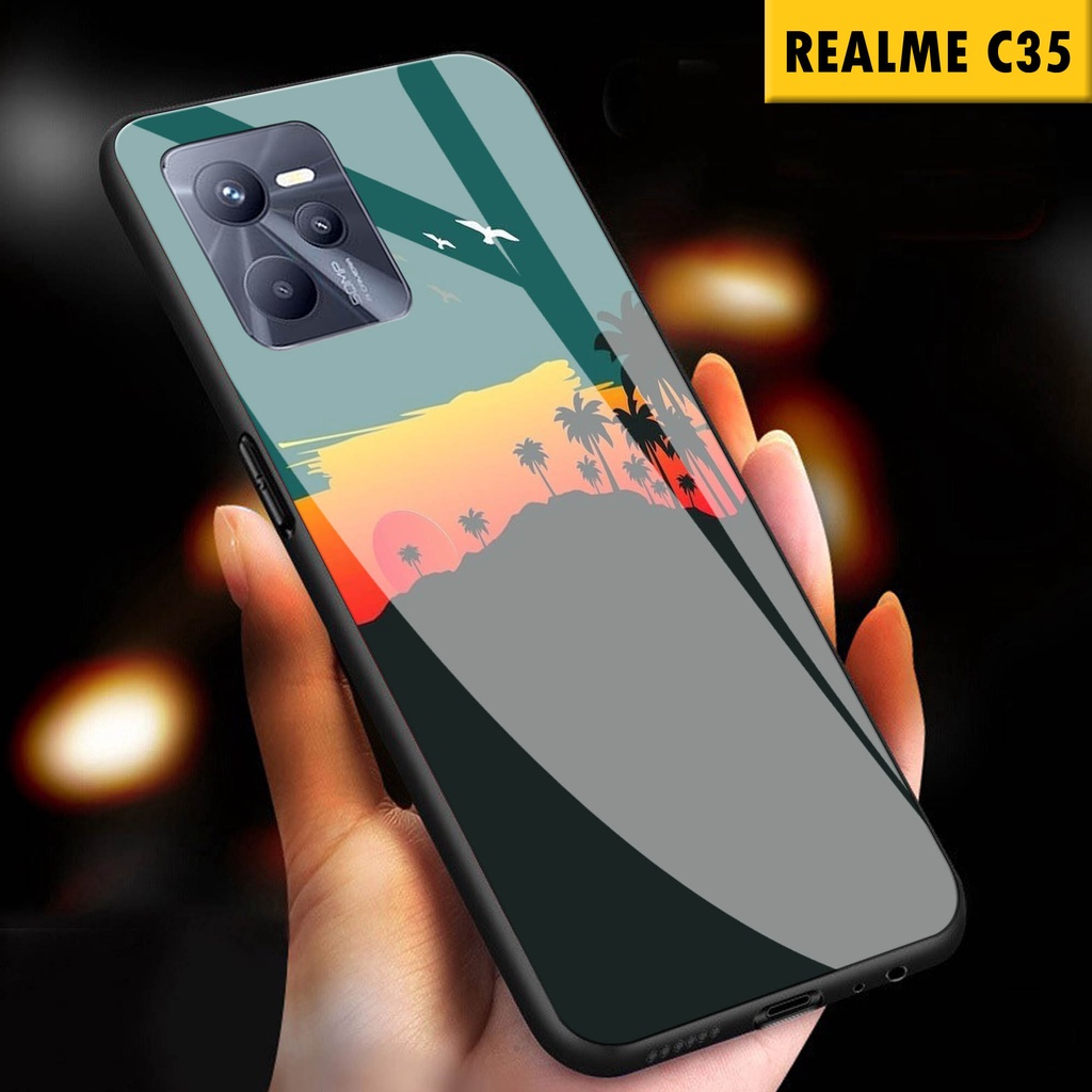 [A13] Case Realme C35 / Softcase Kaca Kilau Realme C35 / Casing Handphone Realme C35 / Case Realme C