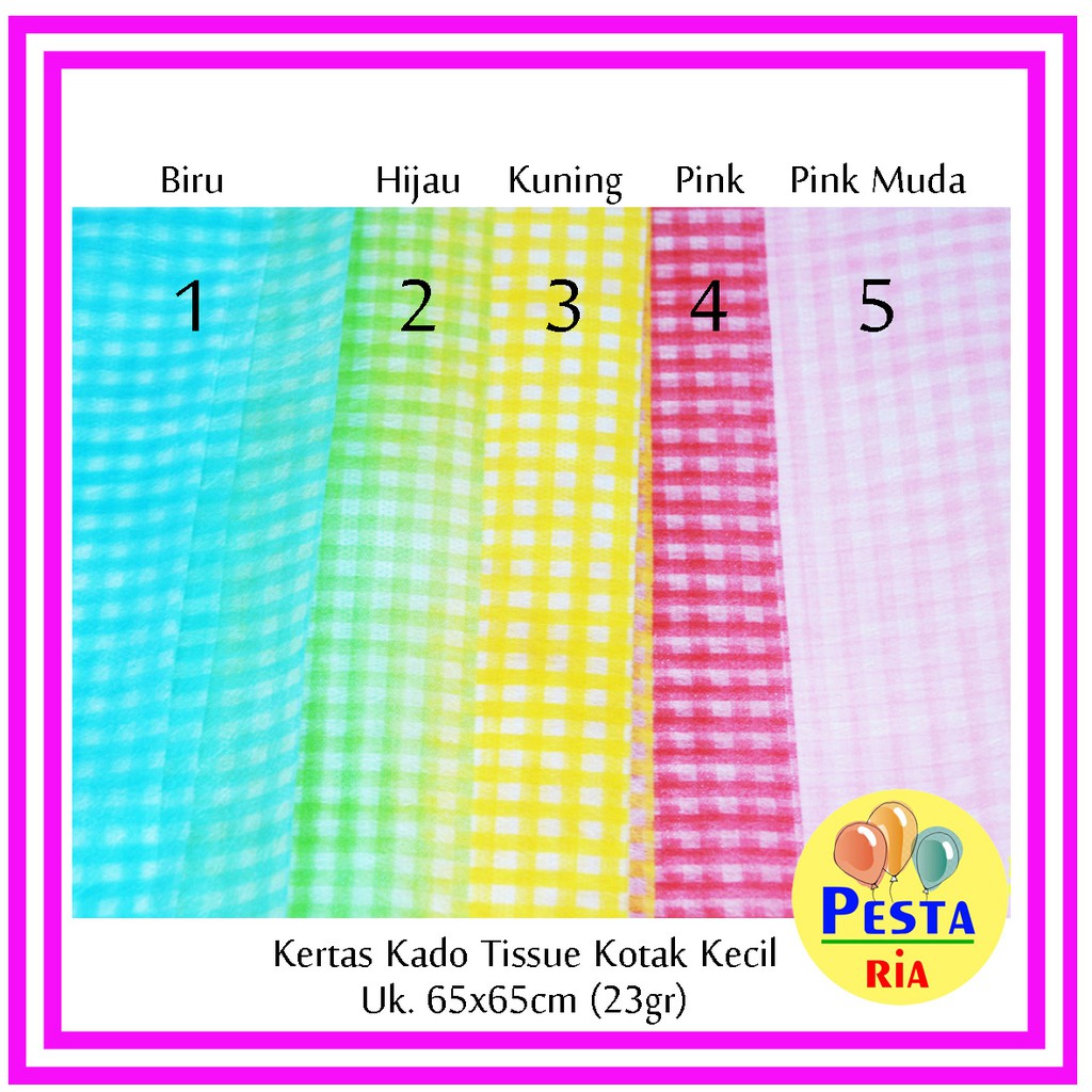 

1PCS KERTAS KADO TISSUE KOTAK KECIL Uk 65x65cm 23gr, KERTAS BUCKET BUNGA, WRAPPING TISSUE BUNGA