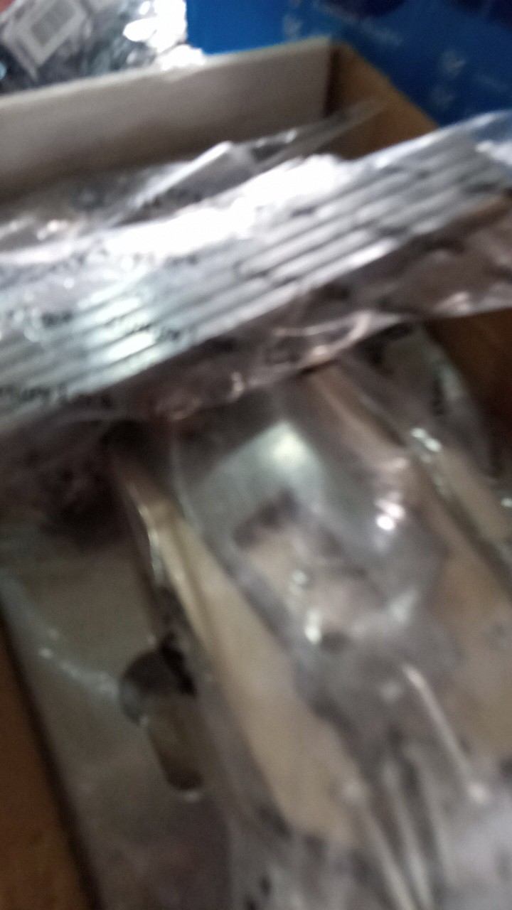 Kunci Pintu Set Tanggung ( Medium ) Allegra Tipe-e Kotak Silver / Handel Gagang Komplit
