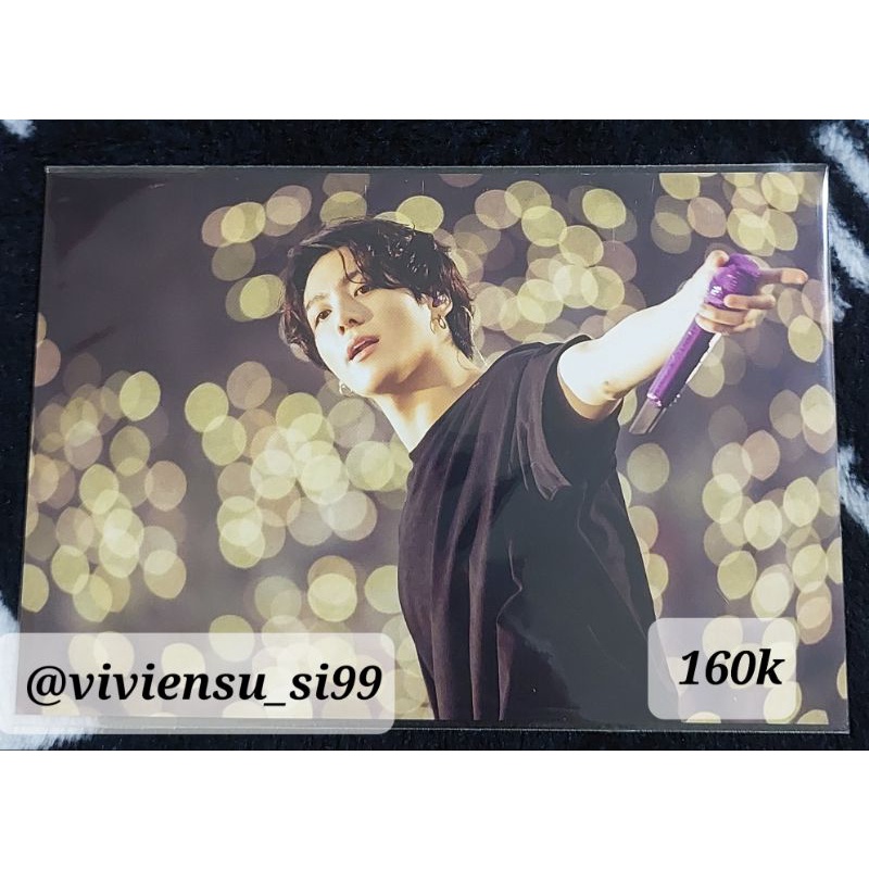 

poscard bangtan jungkook world tour jp