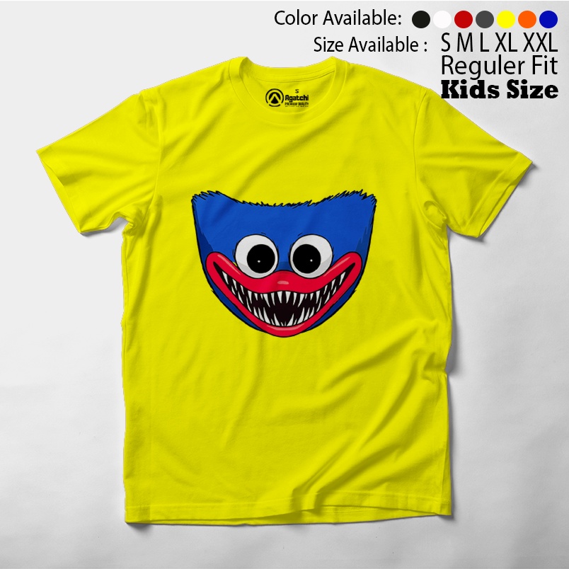 Baju Kaos Atasan Anak Huggy Wuggy Play Time