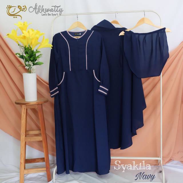 Gamis Set Syakila Original By Akhwatiy