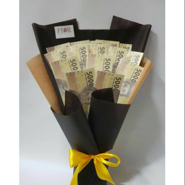 Buket Uang Asli Total 75rb / Money Bouquet | Shopee Indonesia