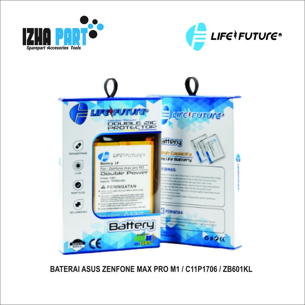 Baterai Asus Zenfone Max Pro M1 / Baterai ZB601KL / C11P1706 Life Future