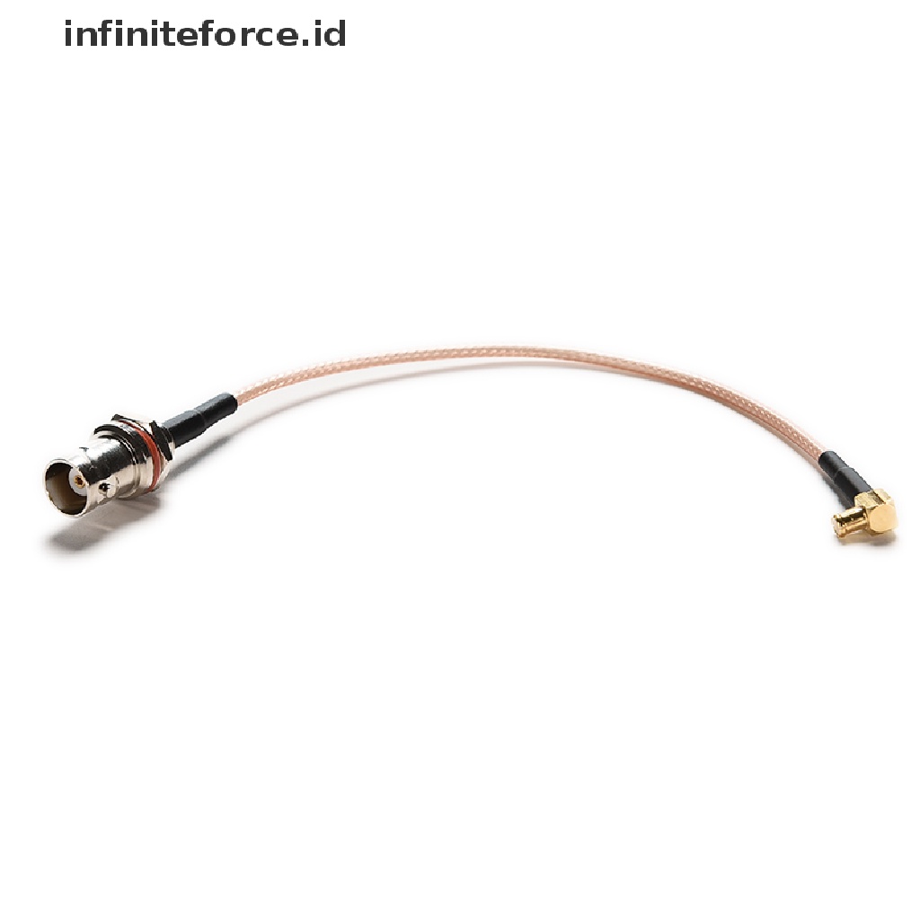 (infiniteforce.id) Kabel Adapter jack BNC female Ke MCX male plug right angle RG316 6 &quot;pigtail