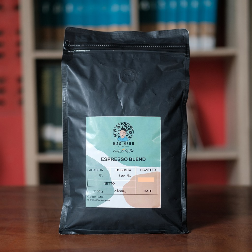 

Kopi Espresso Blend Mas Heru 1 Kg Es Kopi Susu Blend KNK Coffee