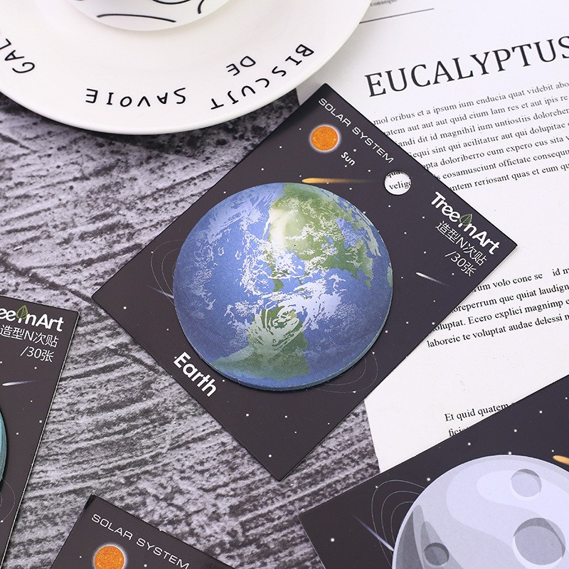 RB01 FUNSTORE STICKY NOTE BENTUK PLANET /STICKY NOTE PLANET-5