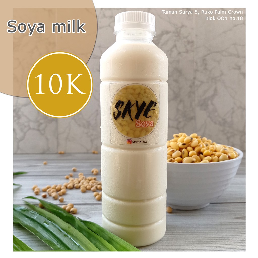 

SKYE SOYA - Susu kacang kedelai HOMEMADE 330ml