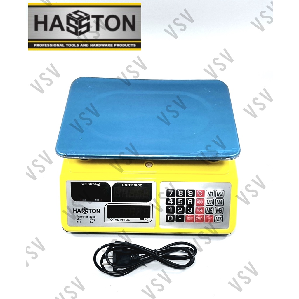 Timbangan Digital 30 Kg  4561-020 Timbangan Meja Layar Depan Belakang
