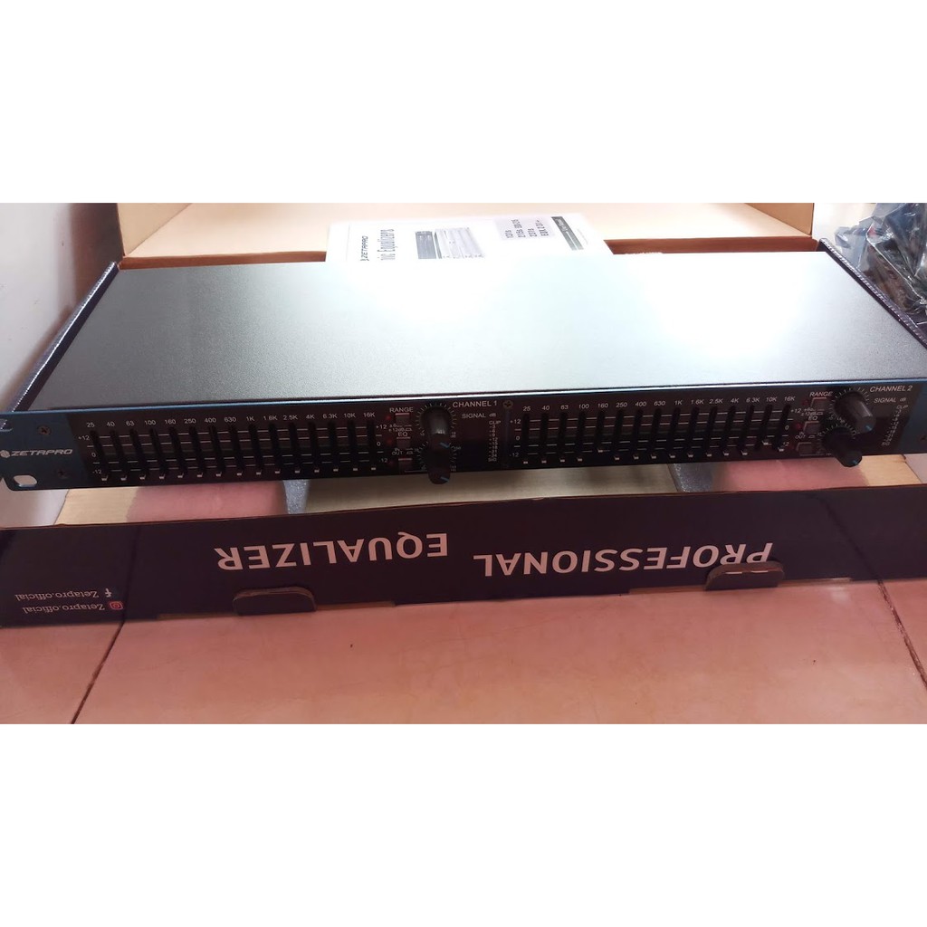 Jual Equalizer ZETAPRO EQX215+ EQX215 With Output Subwoofer Equaliser