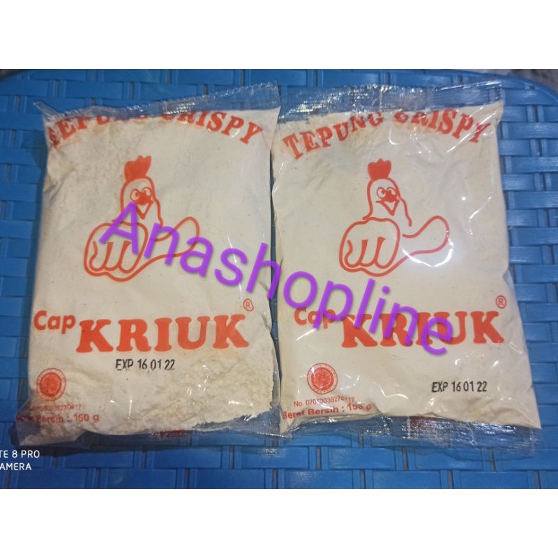 

Tepung Crispy Cap Kriuk 2 bungkus X150gr