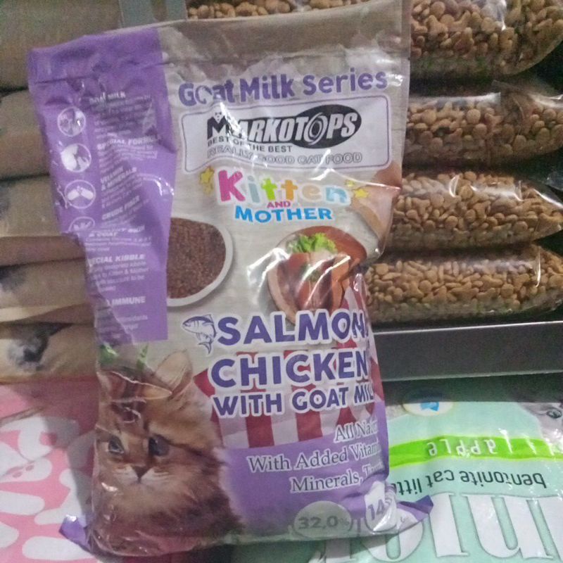 MARKOTOPS all life stage repack 1kg dry food makanan kucing