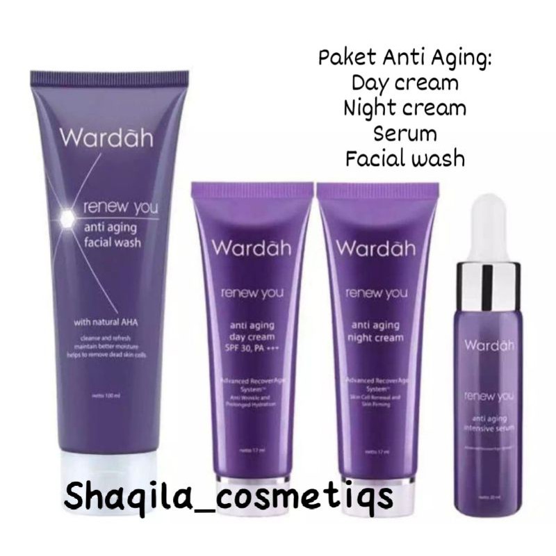 PAKET WARDAH RENEW YOU ANTI AGING