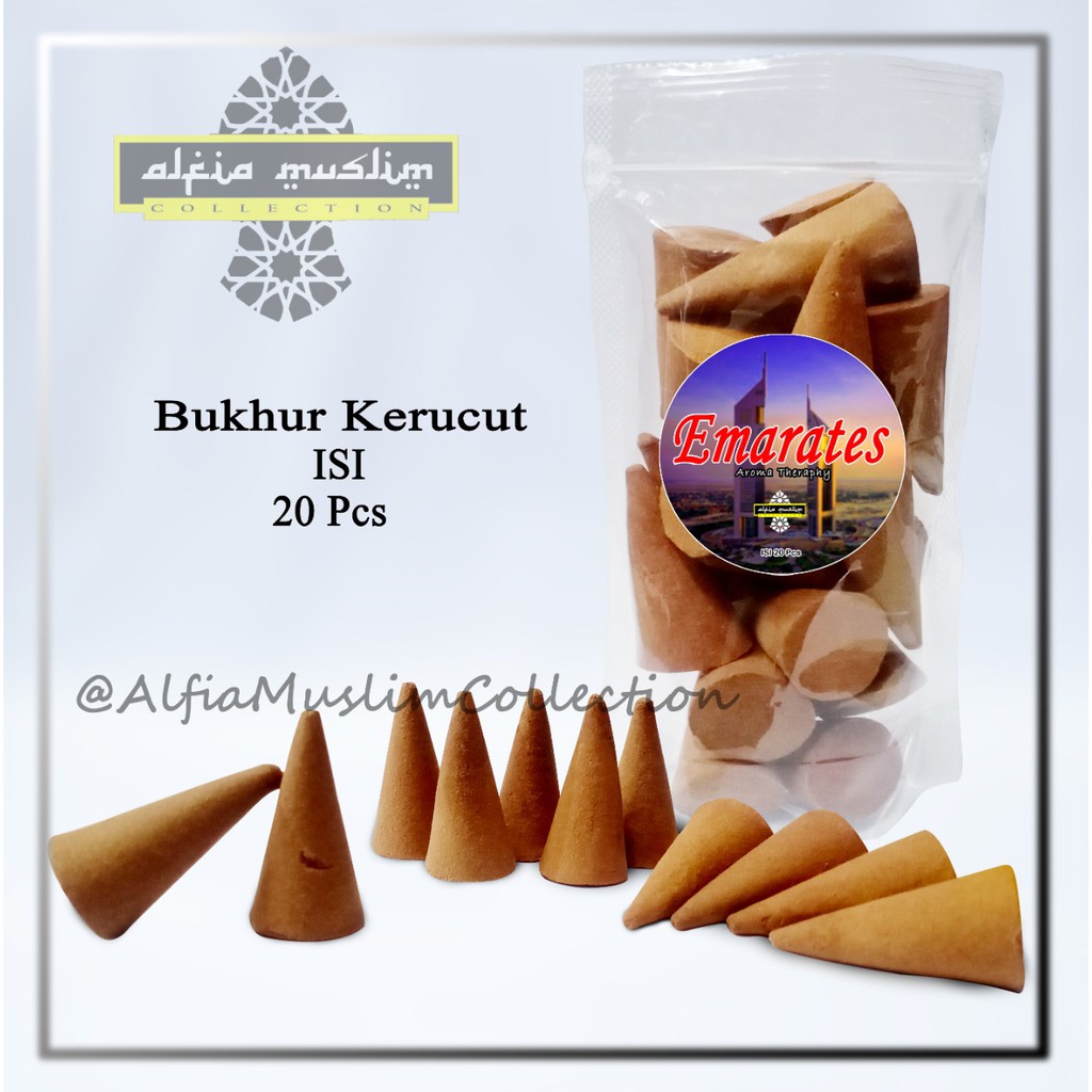 Buhur Kerucut/ Bukhur Aroma Emarates/ Dupa Arab /Pengharum Ruangan Dan Aromaterapi