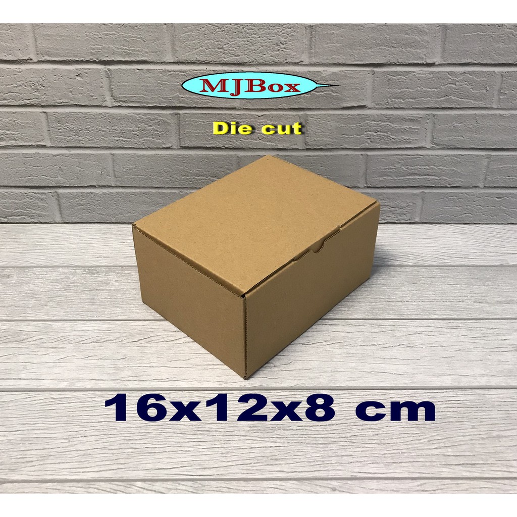 kardus 16 x 12 x 8 cm...... Die Cut  ( untuk pembelian di atas 10 pcs harga lebih murah )-2