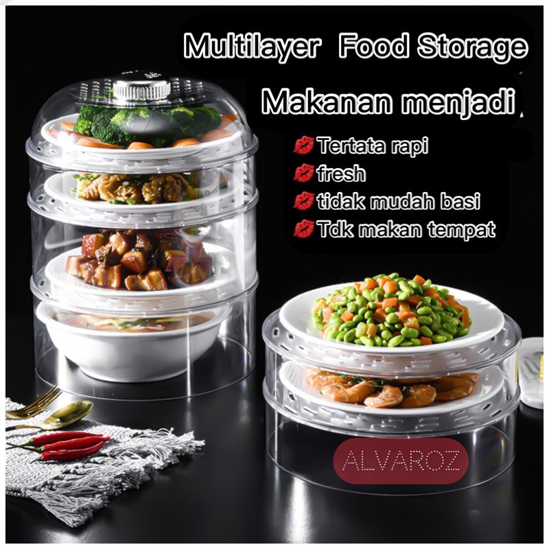 AZ Multilayer Food Storage Layer / Rak Penyimpanan Makanan / Rak Makanan