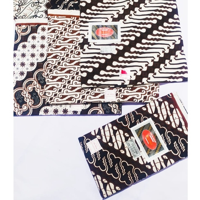 KAIN JARIK PANJANG BATIK HALUS / KAIN SAMPING BAHAN KATUN PRIMISIMA CAP CENT / KAIN GENDONG