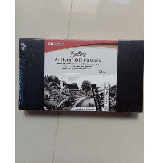 

LANGSUNG ATC.. crayon soft oil pastel greebel artists hitam putih / black and white 0IW