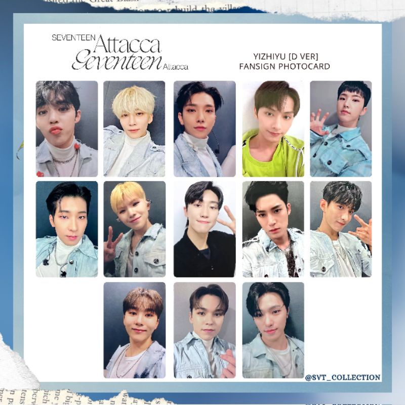 [Ready Stock] PC ATTACCA YIZHIYU D MINGYU