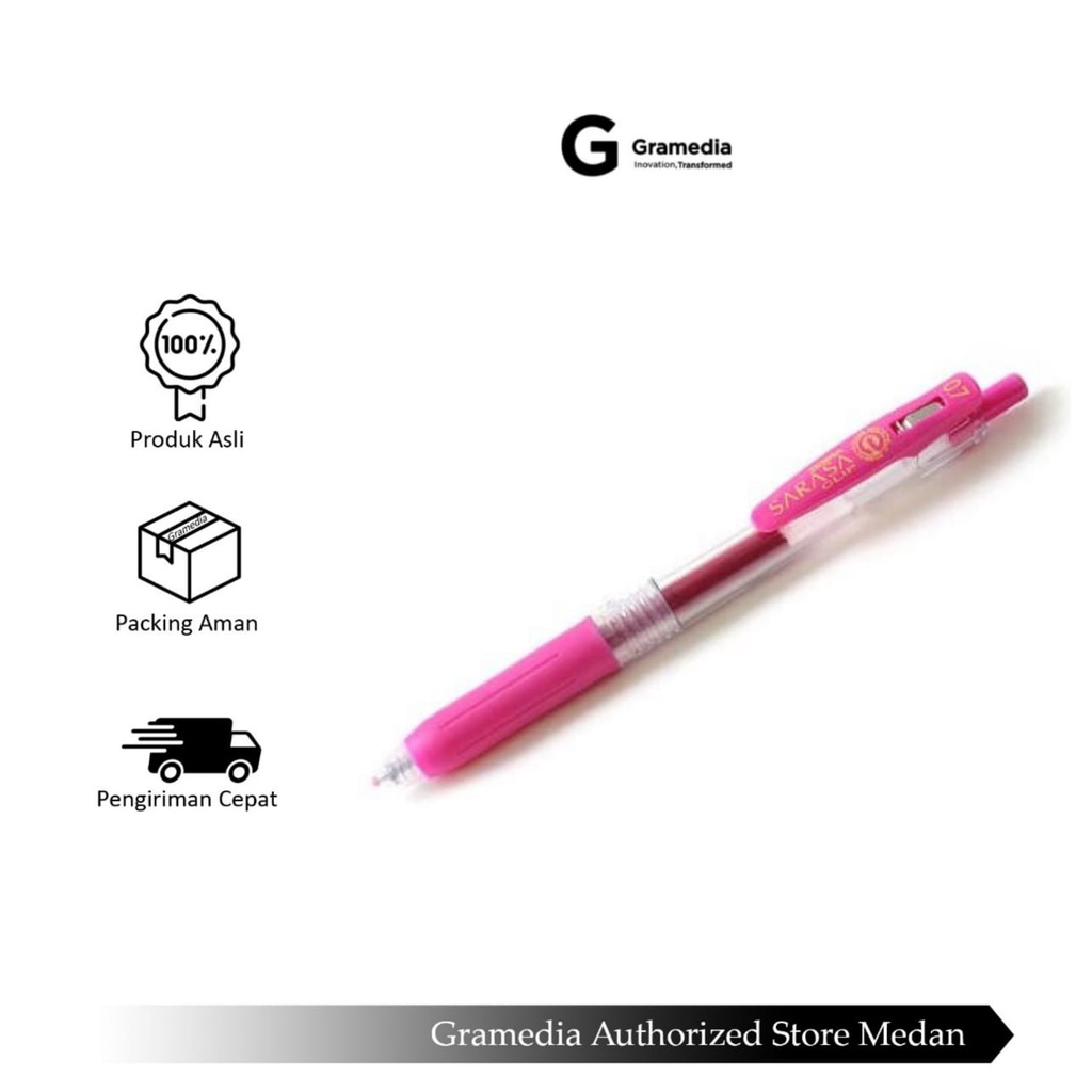 

Gramedia Medan - ZEBRA SARASA CLIP 0.7 MAGENTA