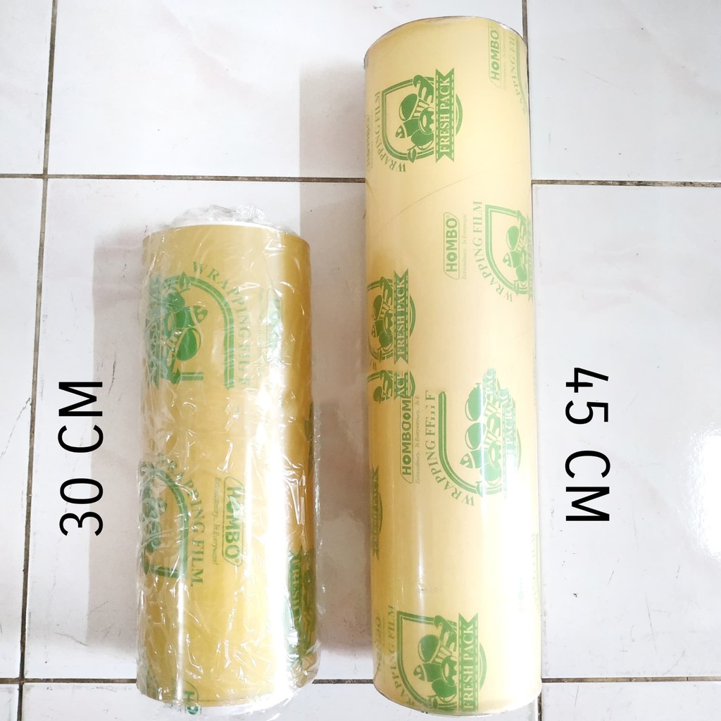 

Food Wrap Wrapping Hombo Penutup Makanan Uk. 30cm x 500 Meter