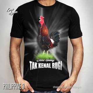 Baju Kaos AYAM Jago Petarung KAOS AYAM PHILIPPINE Kaos Ayam Laga Ayam
