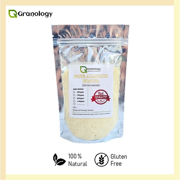 

PROMO [COD] Tepung Almond / Almond Bubuk / Almond Flour (250 gram) by Granology