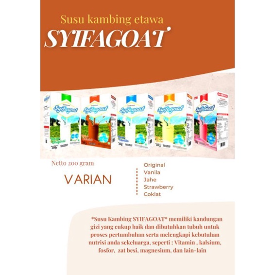 

susu kambing Syifagoat