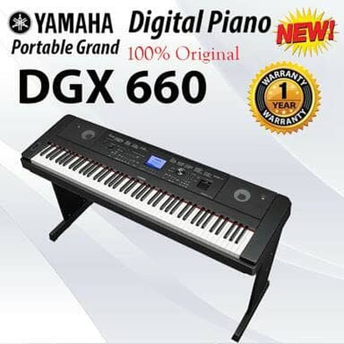 Portable Grand Piano Yamaha DGX660 DGX660B DGX-660 DGX 660 DGX-660B