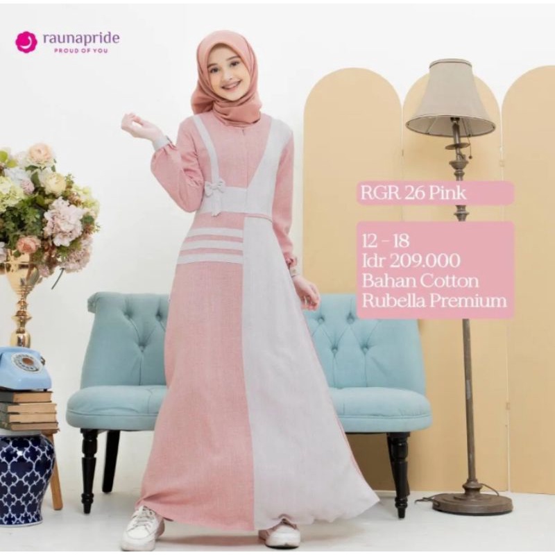 Gamis Rauna Remaja RGR 26 Terbaru