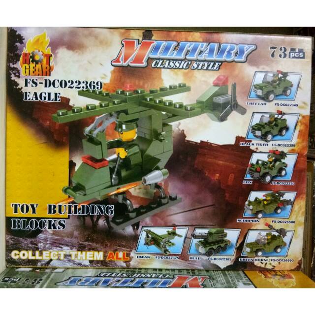 Lego bongkar pasang Military